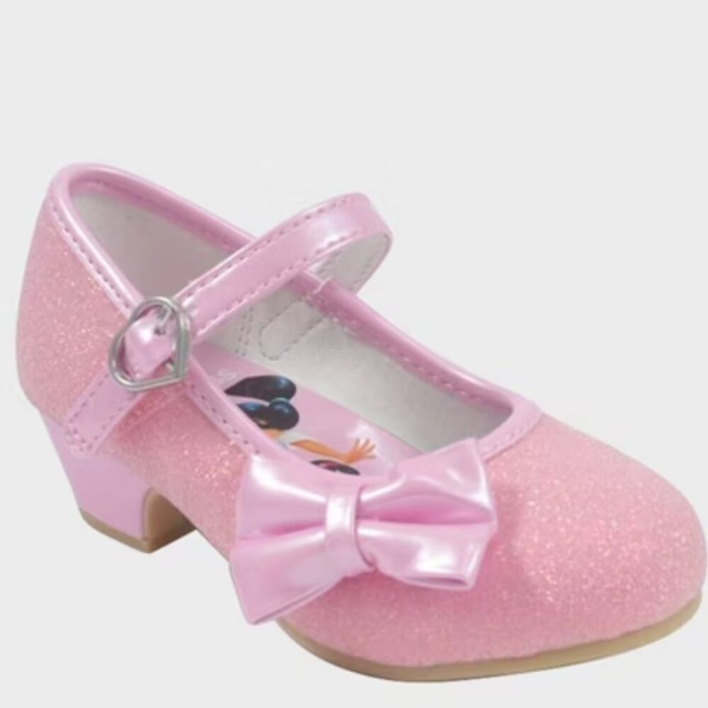 Pink toddler Disney princess ballet flats, 7T